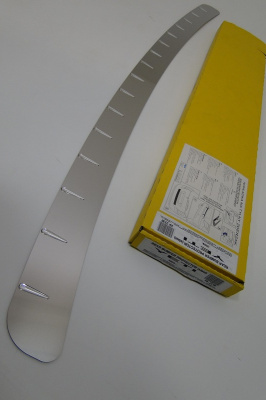 Skoda Yeti (09-) накладка на задний бампер с силиконовыми вставками, к-кт 1шт.